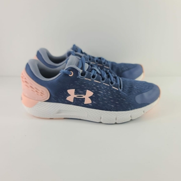 Under Armour Charged Rogue 2 3022868-500 Girls Sz 5.5Y Running Shoes Sneakers - Picture 3 of 7
